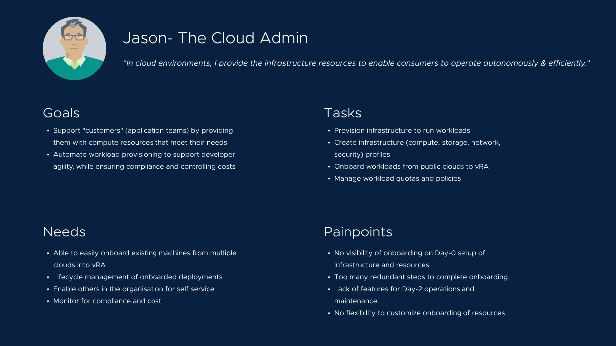 Jason- Cloud Admin Persona